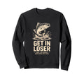 Get Loser Funny Fish Jumping Sweatshirt - Unique Graphic Unisex - T-Shirt, Sweatshirt, Hoodie