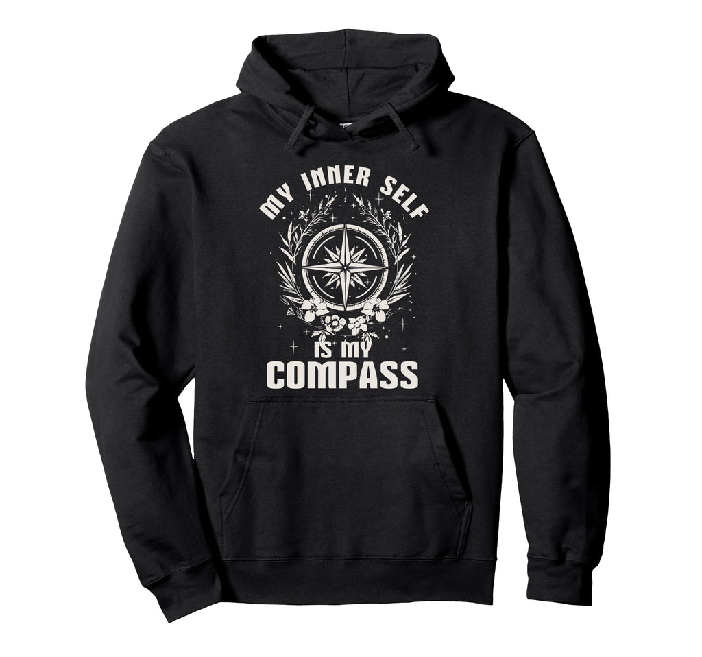 Inner Self Compass Growth Mindset Hoodie - Custom Art Print Men Women - T-Shirt, Sweatshirt, Hoodie