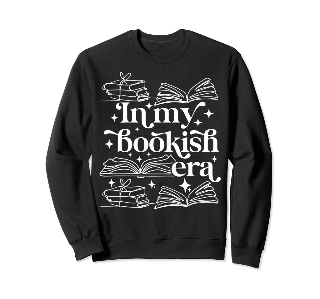 My Bookish Era Book Lover Sweatshirt - Minimalist Print for Adults - T-Shirt, Sweatshirt, Hoodie