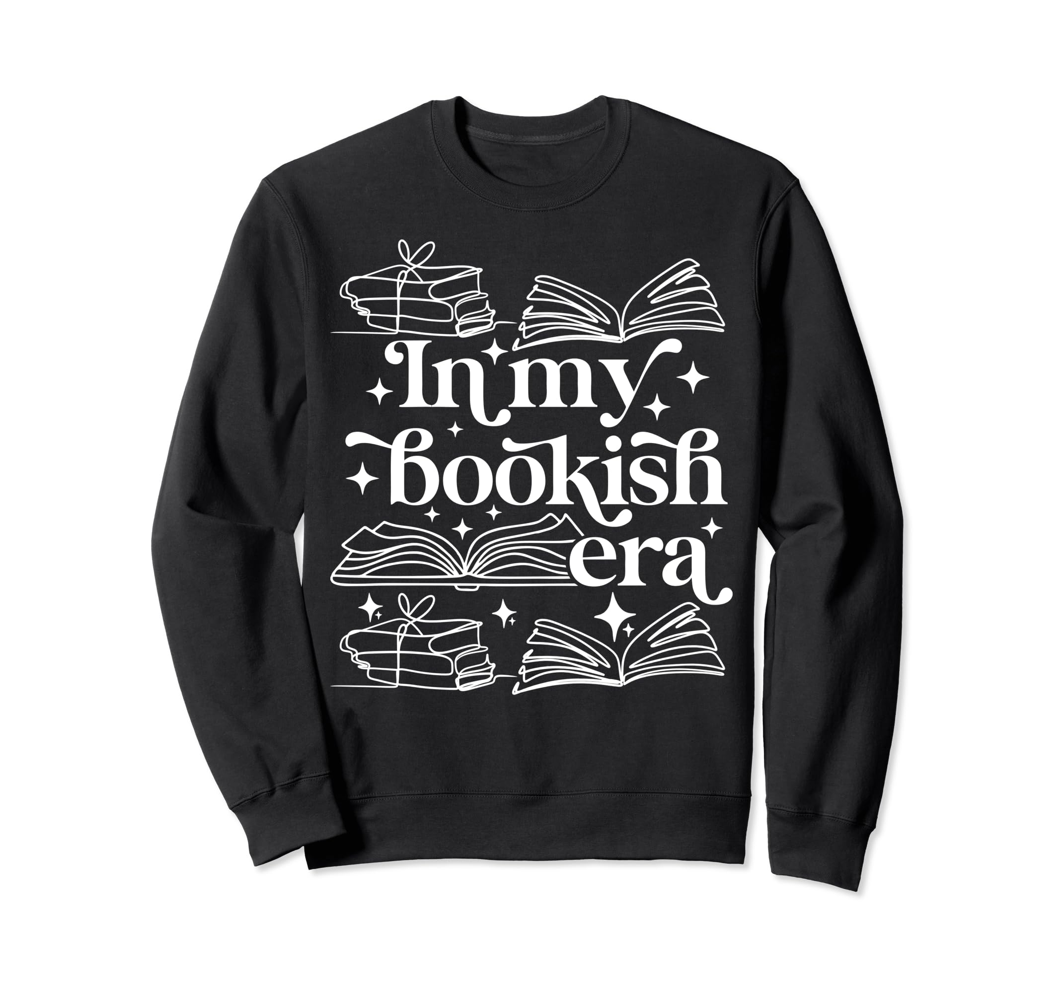 My Bookish Era Book Lover Sweatshirt - Minimalist Print for Adults - T-Shirt, Sweatshirt, Hoodie