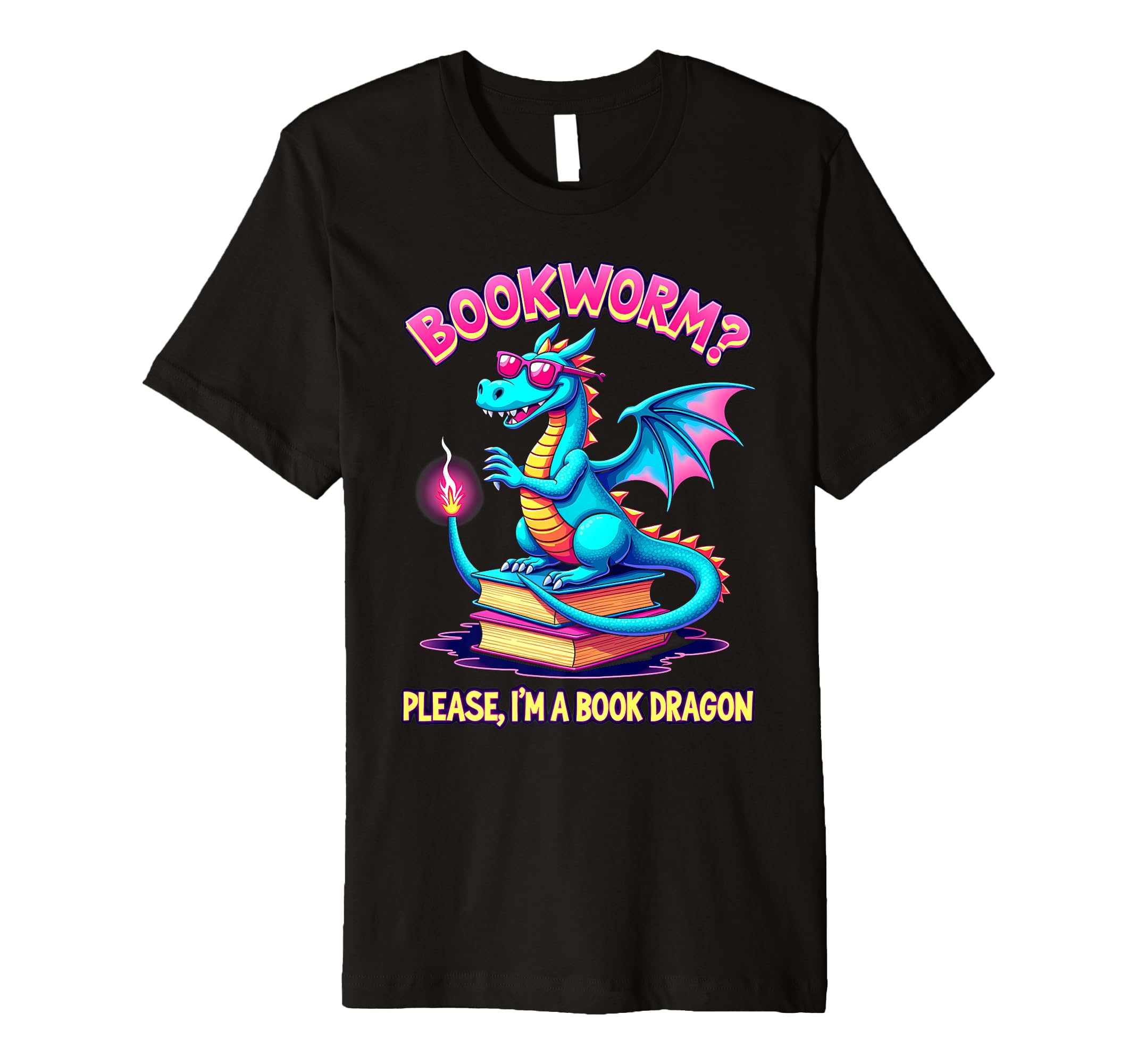 Bookworm Please Im Book Dragon T-Shirt - Unique Graphic for Adults - T-Shirt, Sweatshirt, Hoodie