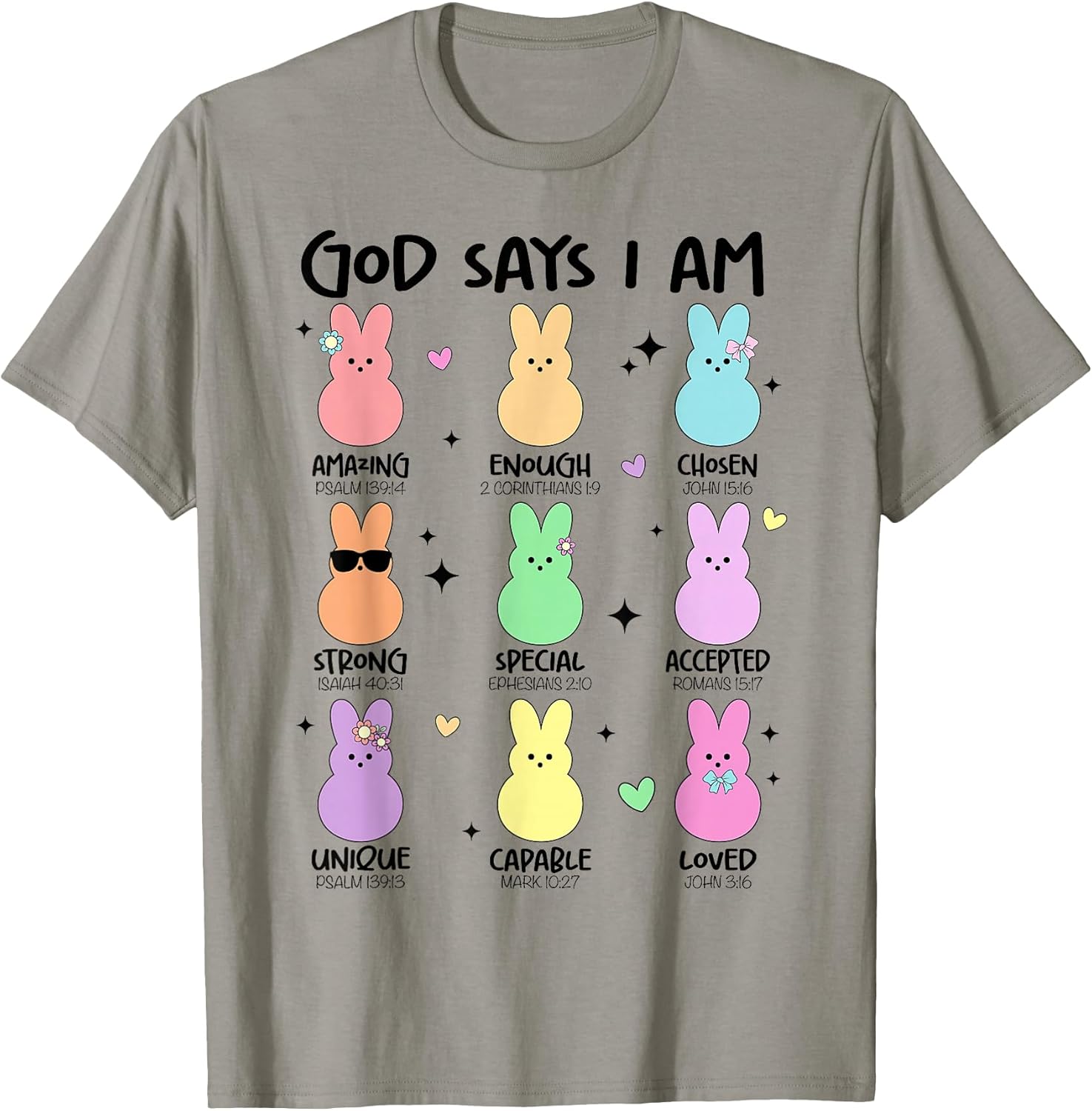 Christian Easter Bunny Rabbit Unisex T-shirt, Sweatshirt, Hoodie, Long Sleeve Tee - T-Shirt, Sweatshirt, Hoodie