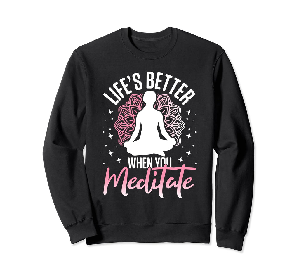 Meditation Yoga Spiritual Peace Sweatshirt - Novelty Apparel Unisex - T-Shirt, Sweatshirt, Hoodie