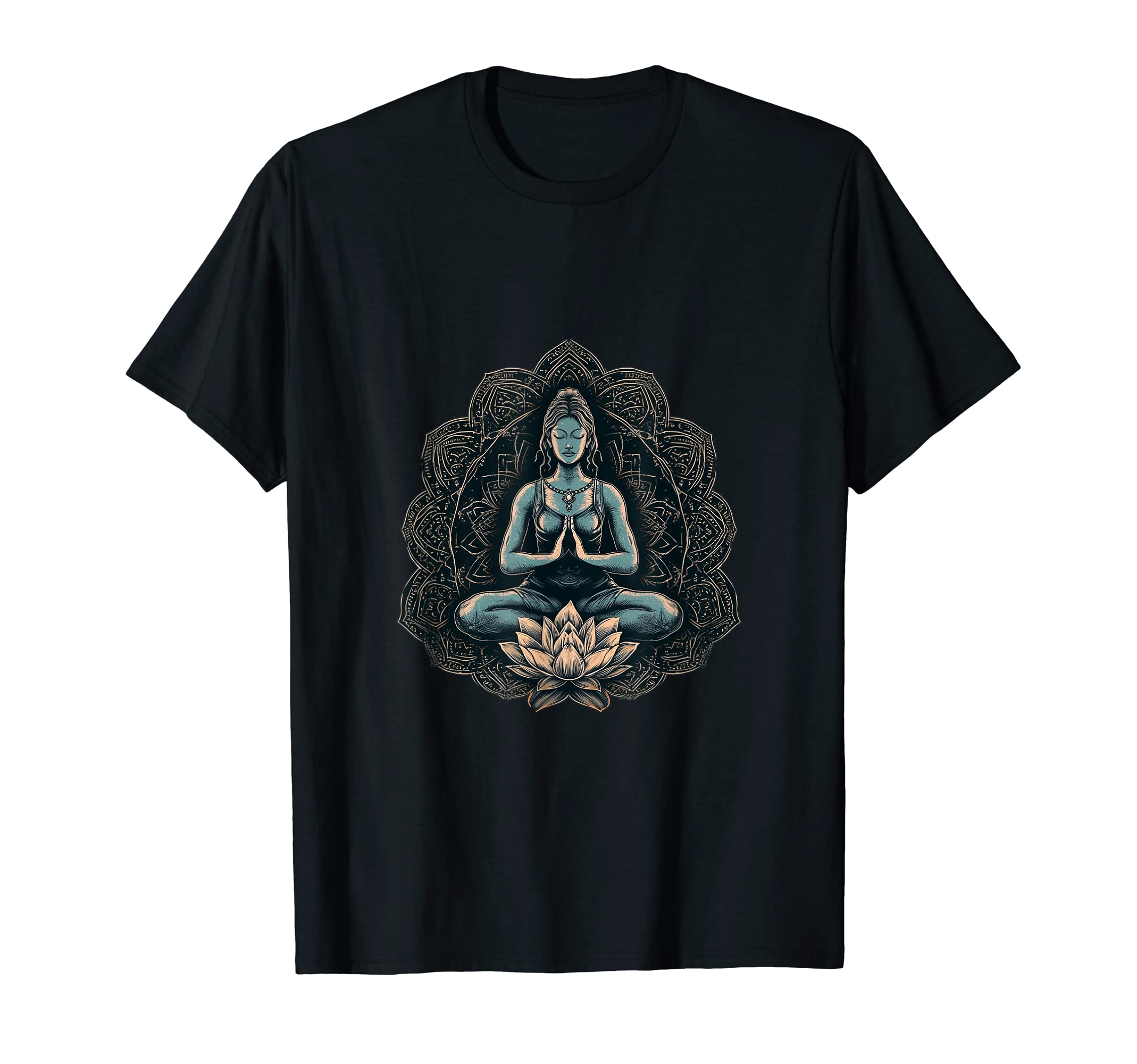 Yoga Meditation Lotus Flowers T-Shirt - Streetwear Style for Adults - T-Shirt, Sweatshirt, Hoodie