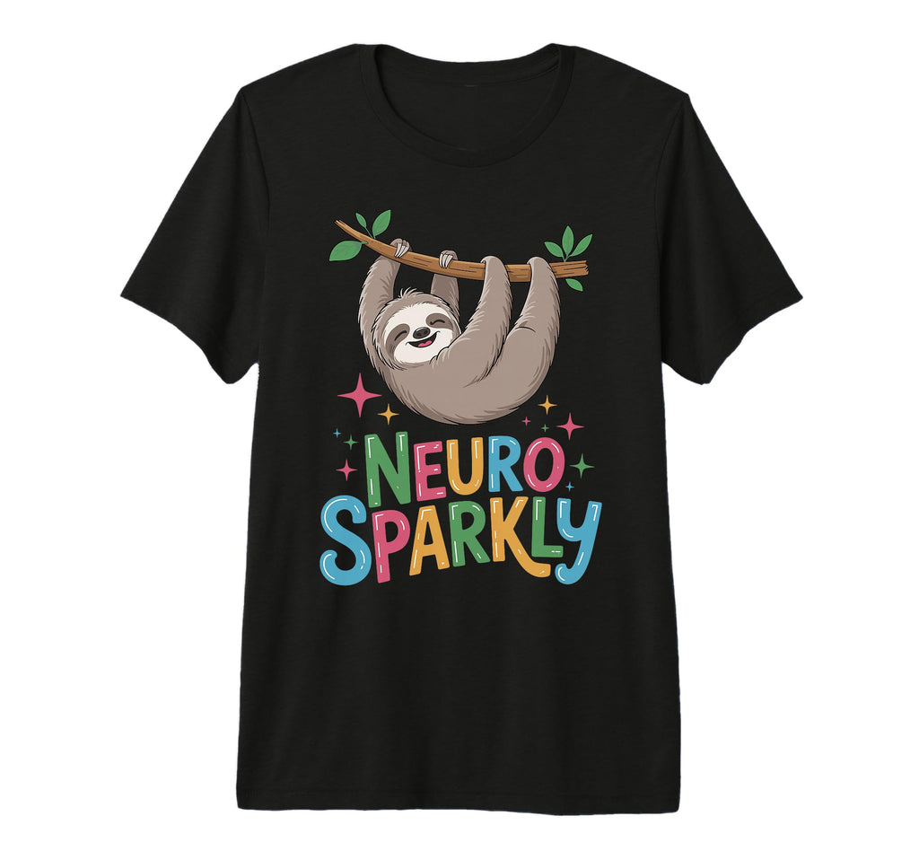 Neuro Sparkly Funny Neurodiverse Adhd T-Shirt - Graphic Print Men Women - T-Shirt, Sweatshirt, Hoodie