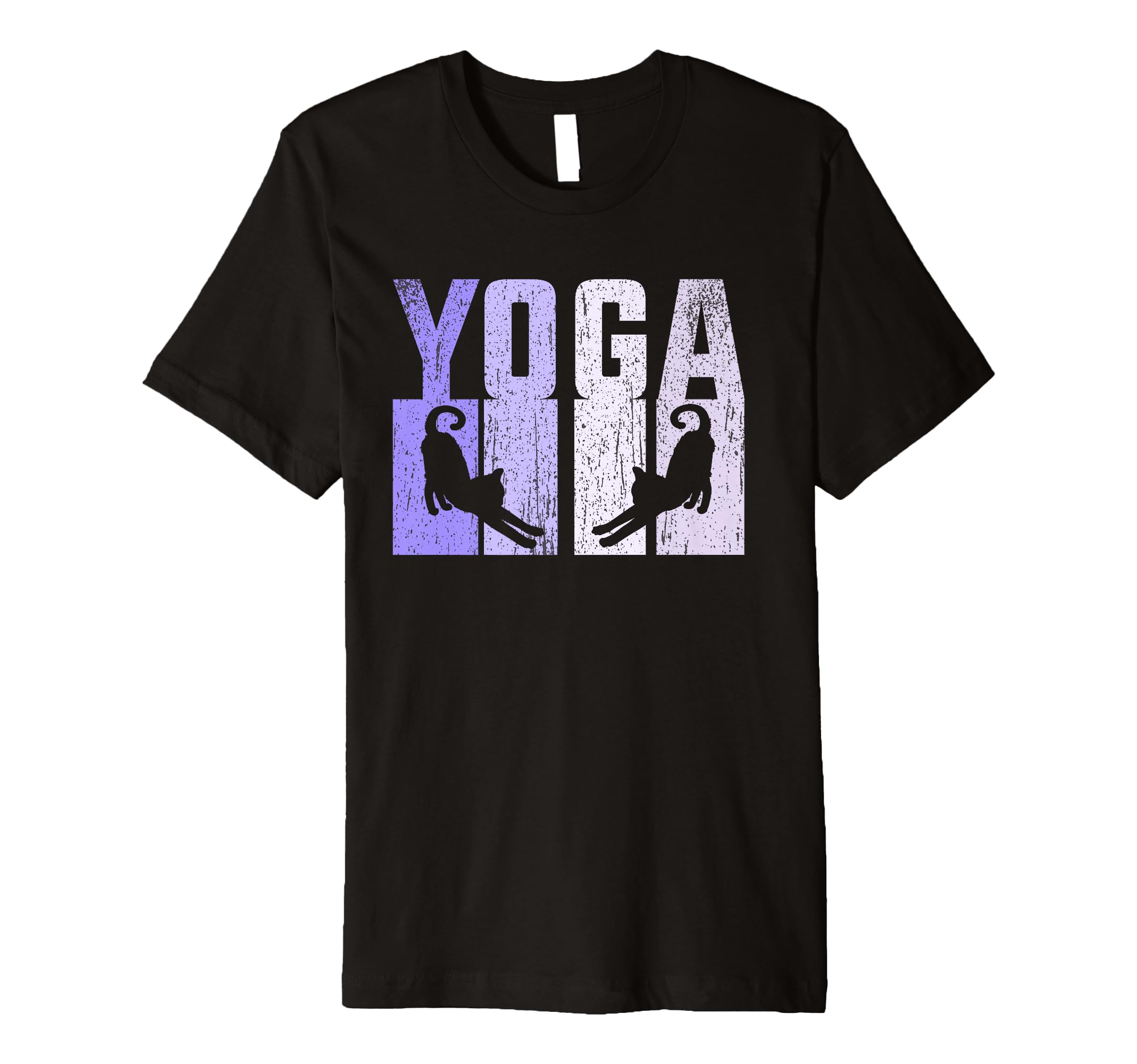 Meditation Kitten Cat Yoga Poses T-Shirt - Minimalist Print for Adults - T-Shirt, Sweatshirt, Hoodie