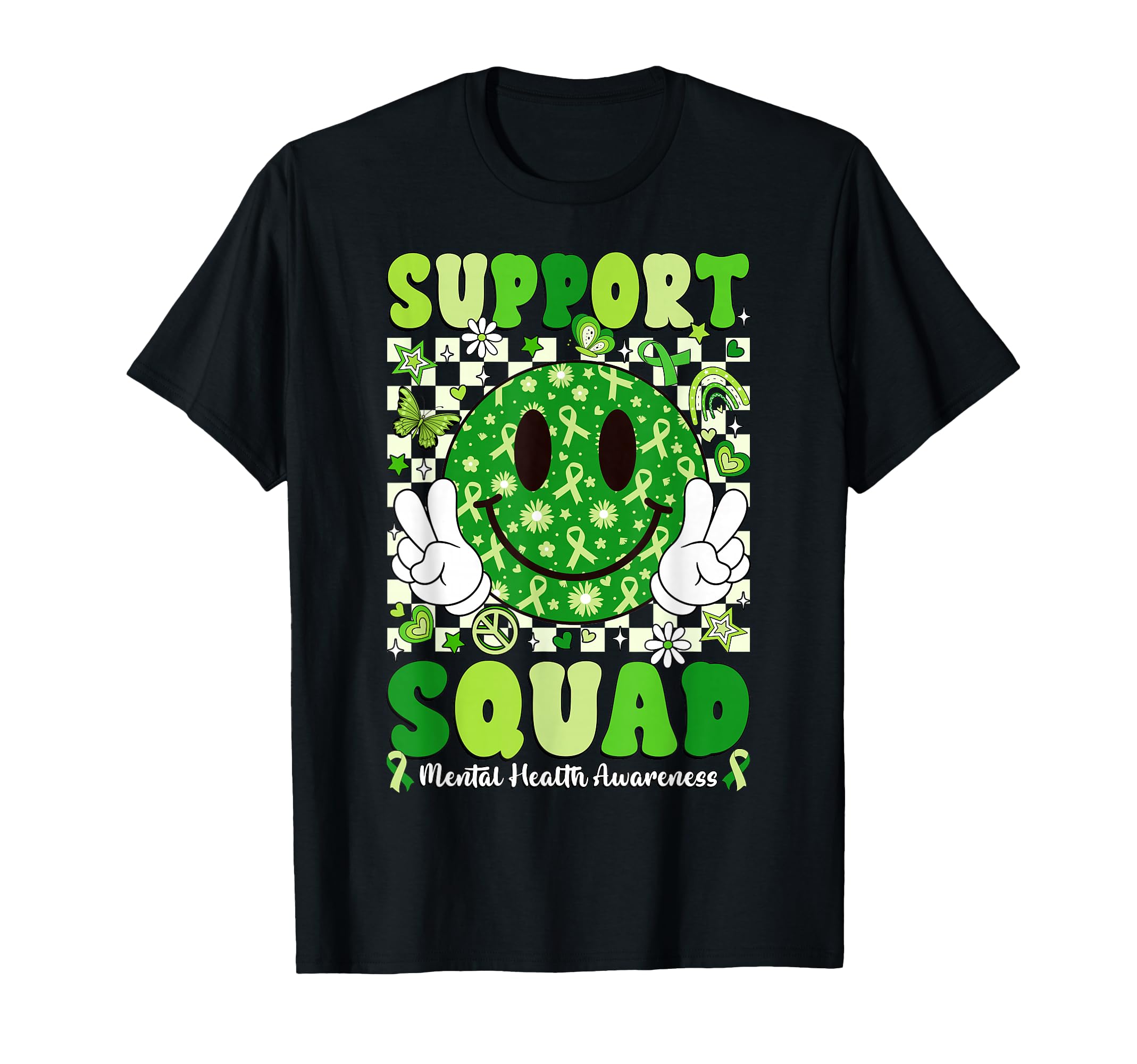 Support Squad Mental Health Matters T-Shirt - Minimalist Print Men Women - T-Shirt, Sweatshirt, Hoodie