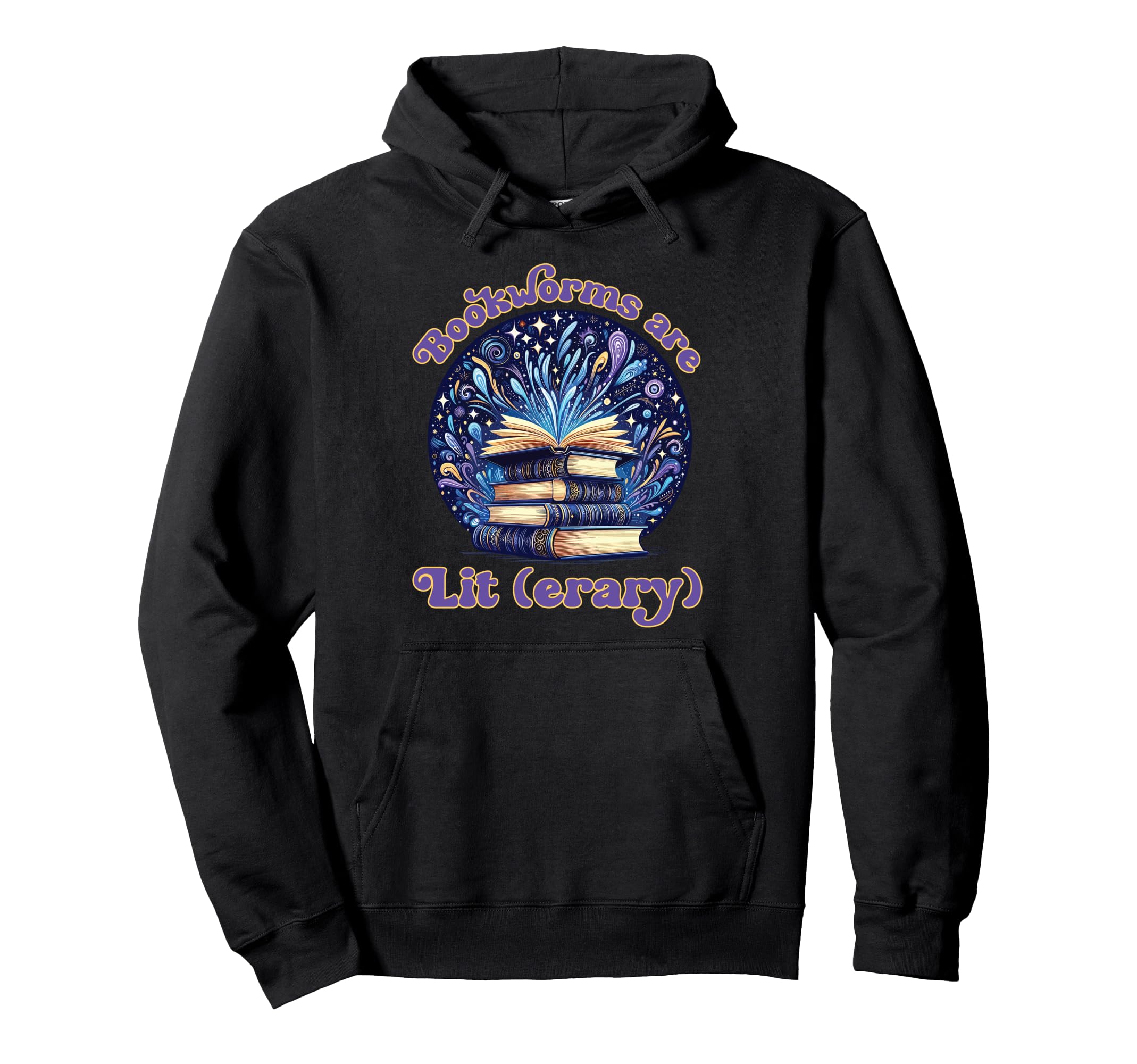 Bookworms Are Literary Book Lovers Unite Hoodie - Graphic Print Unisex - T-Shirt, Sweatshirt, Hoodie