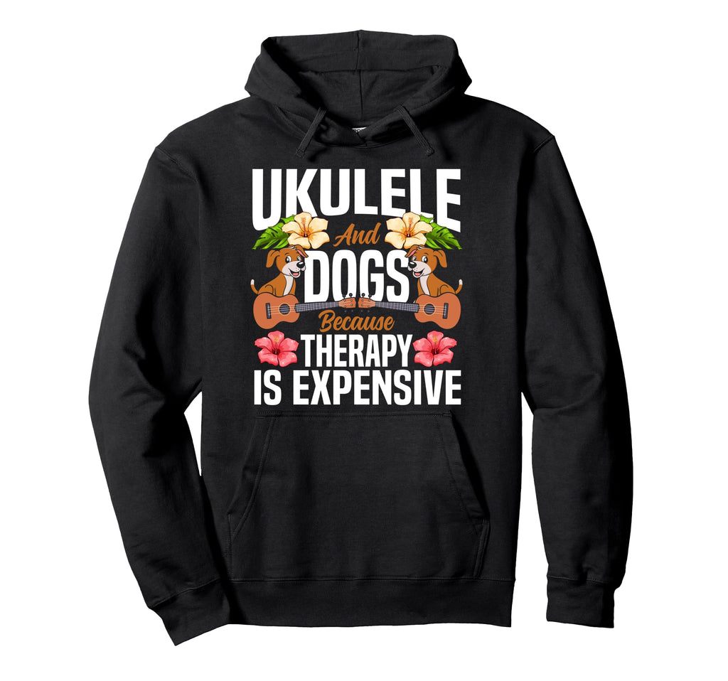 Hawaiian Ukulele Uke Dog Ukulele And Hoodie - Custom Art Print Men Women - T-Shirt, Sweatshirt, Hoodie