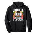 Hawaiian Ukulele Uke Dog Ukulele And Hoodie - Custom Art Print Men Women - T-Shirt, Sweatshirt, Hoodie