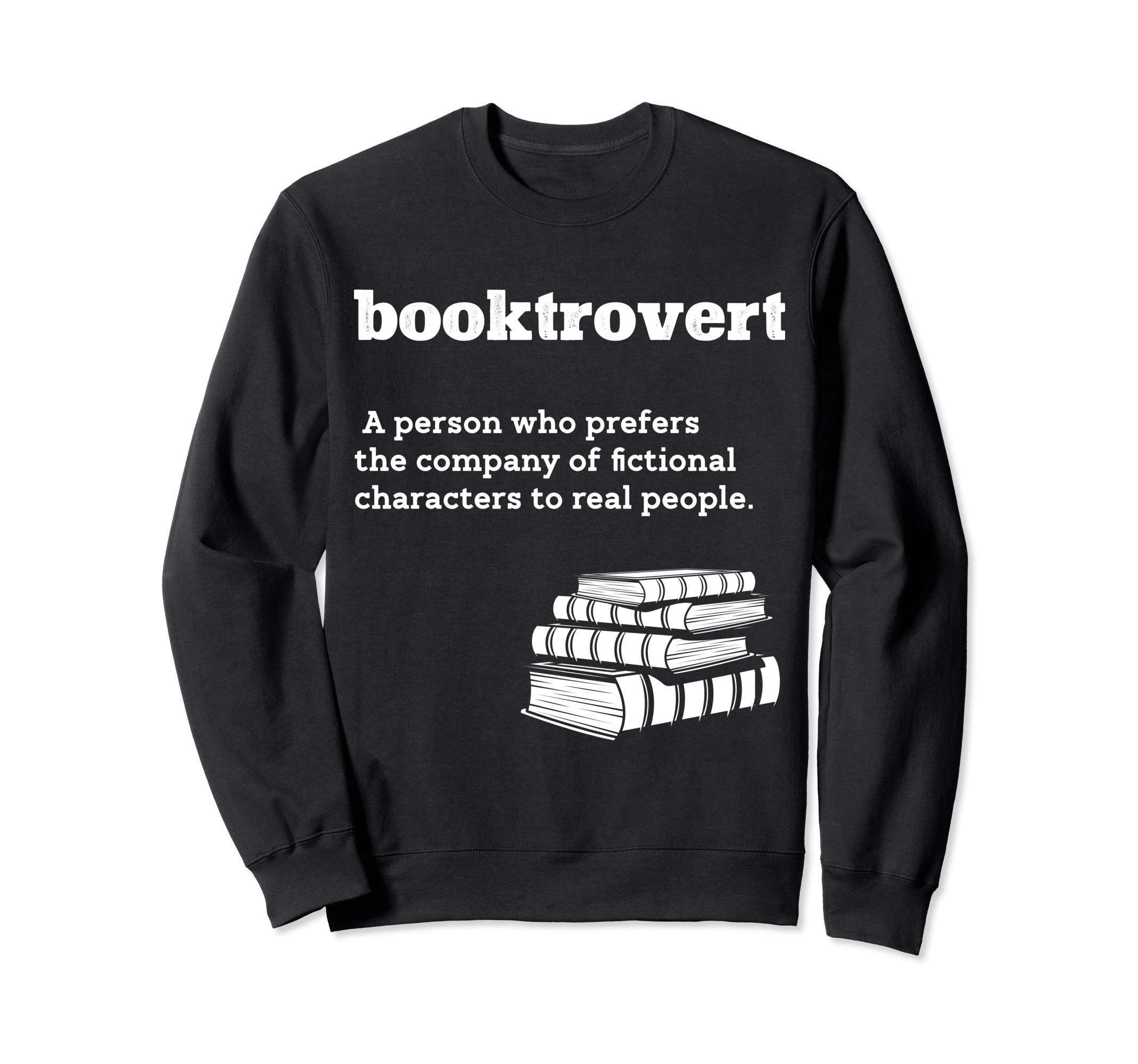 Funny Booktrovert Definition Sweatshirt - Aesthetic Graphic for Adults - T-Shirt, Sweatshirt, Hoodie