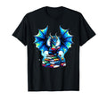 Funny Bookworm Book Dragon Book Dragon T-Shirt - Minimalist Print Unisex - T-Shirt, Sweatshirt, Hoodie