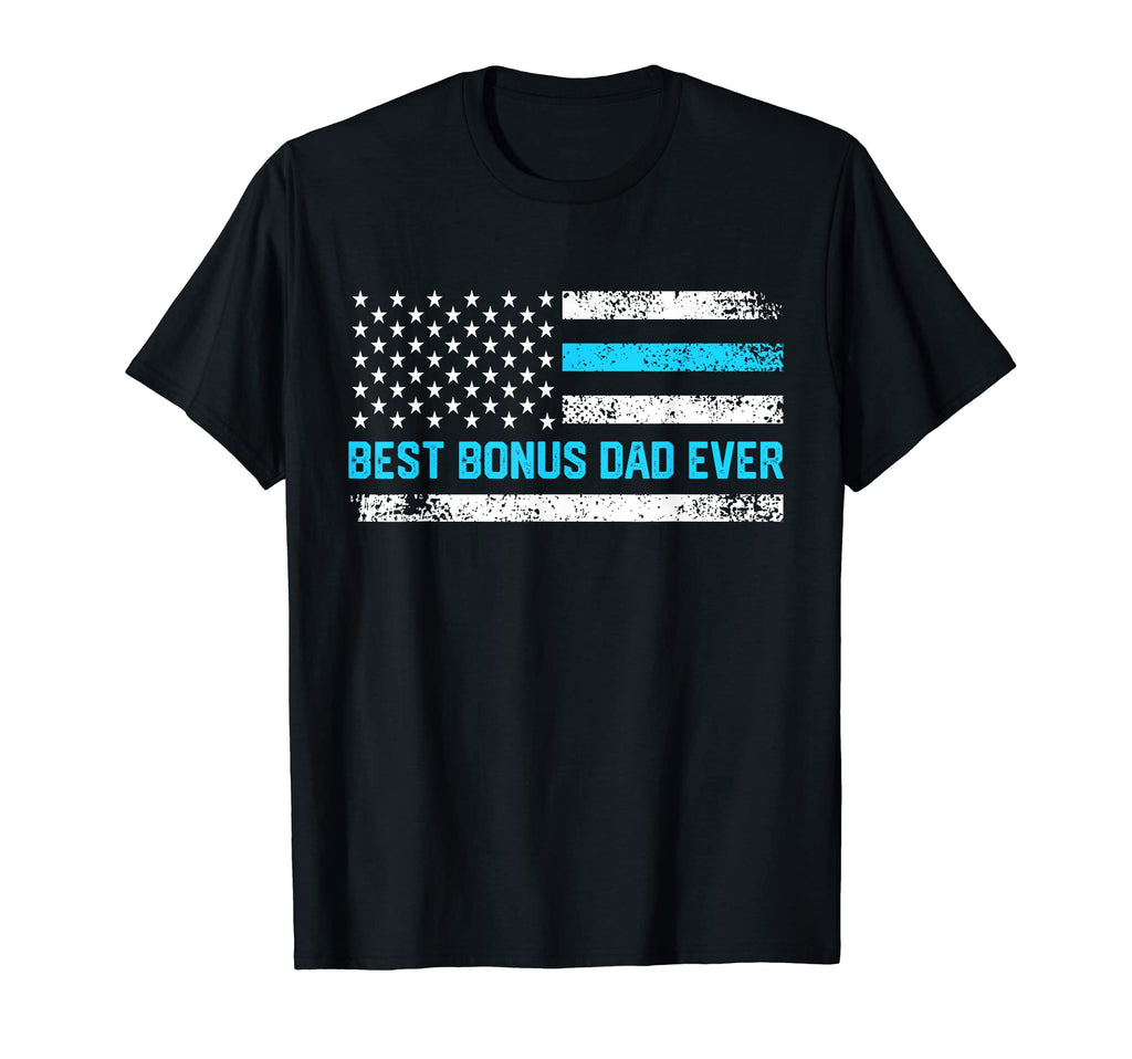 Step Dad Best Bonus Dad Ever Stepdad T-Shirt - Unique Graphic Unisex - T-Shirt, Sweatshirt, Hoodie