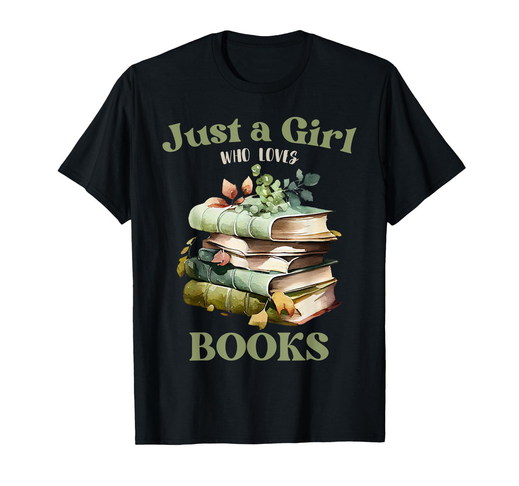 Just Who Loves Books Book Worm Club T-Shirt - Novelty Apparel Men Women - T-Shirt, Sweatshirt, Hoodie