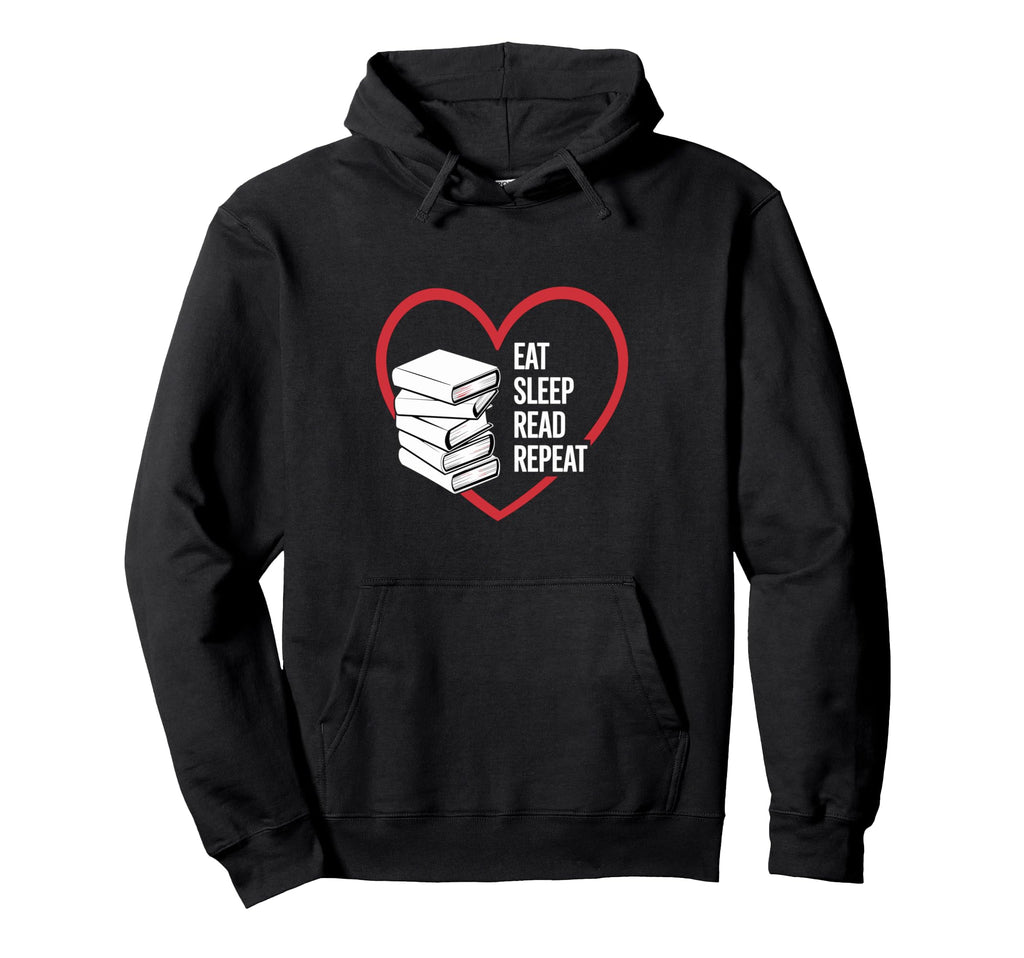 Book Reader Literature Funny Bookworm Hoodie - Graphic Print Unisex - T-Shirt, Sweatshirt, Hoodie