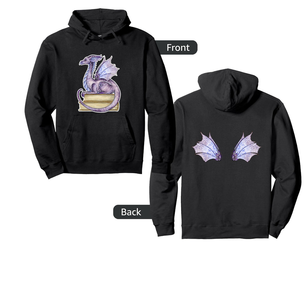 Amy Brown Story Time Book Dragon Hoodie - Custom Art Print for Adults - T-Shirt, Sweatshirt, Hoodie