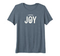 Choose Joy Inspirational Typography T-Shirt - Custom Art Print Men Women - T-Shirt, Sweatshirt, Hoodie