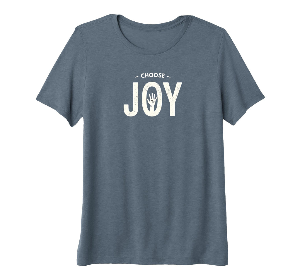 Choose Joy Inspirational Typography T-Shirt - Graphic Print for Adults - T-Shirt, Sweatshirt, Hoodie