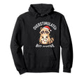 Overstimulated But Festive Raccoon Holiday Hoodie - Minimalist Print Unisex - T-Shirt, Sweatshirt, Hoodie