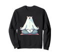 Meditation Polar Bear Yoga Pose Sweatshirt - Fun Novelty Design Men Women - T-Shirt, Sweatshirt, Hoodie