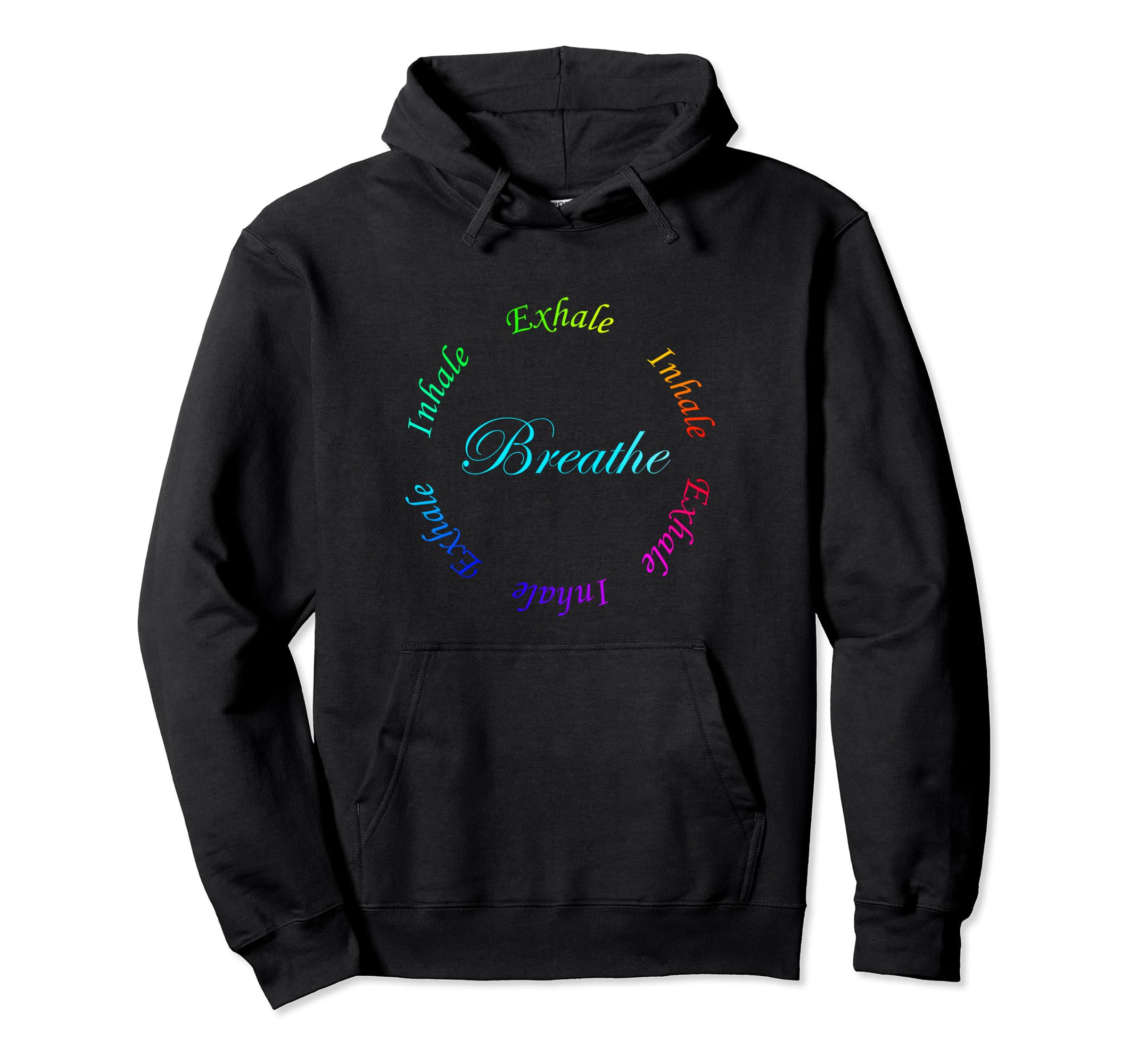 Breathe Gym Yoga Gift Just Breathe Hoodie - Aesthetic Graphic Unisex - T-Shirt, Sweatshirt, Hoodie