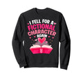 I Fell Fictional Character Book Sweatshirt - Unique Graphic for Adults - T-Shirt, Sweatshirt, Hoodie