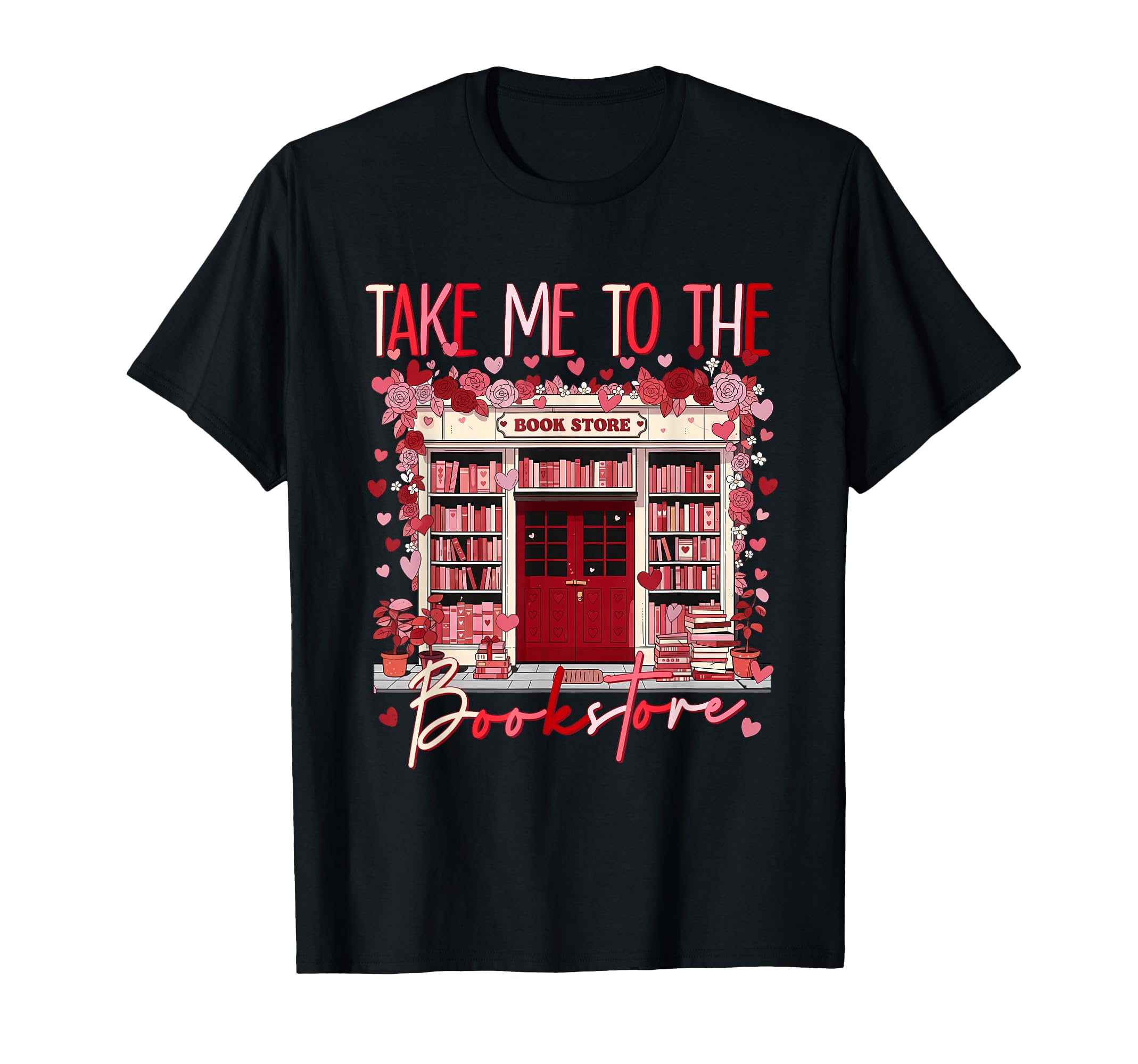 Valentines Day Book Lover Reading T-Shirt - Fun Novelty Design Men Women - T-Shirt, Sweatshirt, Hoodie