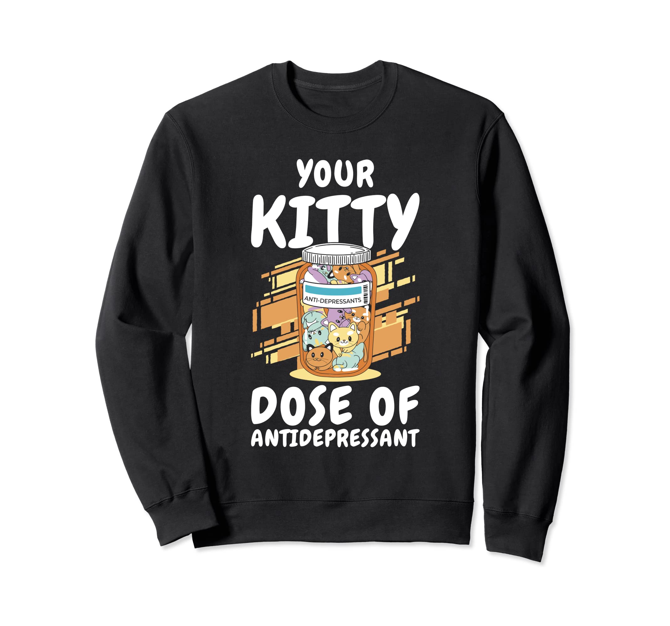 Kitten Cat Owner Positivity Self Sweatshirt - Unique Graphic for Adults - T-Shirt, Sweatshirt, Hoodie