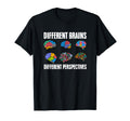 Different Brain Asd Adhd Autism T-Shirt - Graphic Print for Adults - T-Shirt, Sweatshirt, Hoodie