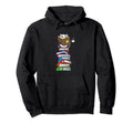 Panda Reading Books Coffee Animal Book Hoodie - Novelty Apparel for Adults - T-Shirt, Sweatshirt, Hoodie