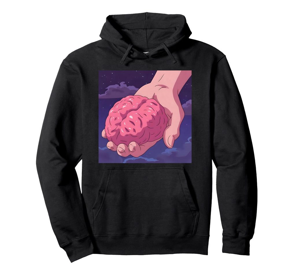 Brain Hoodie - Novelty Apparel Men Women - T-Shirt, Sweatshirt, Hoodie