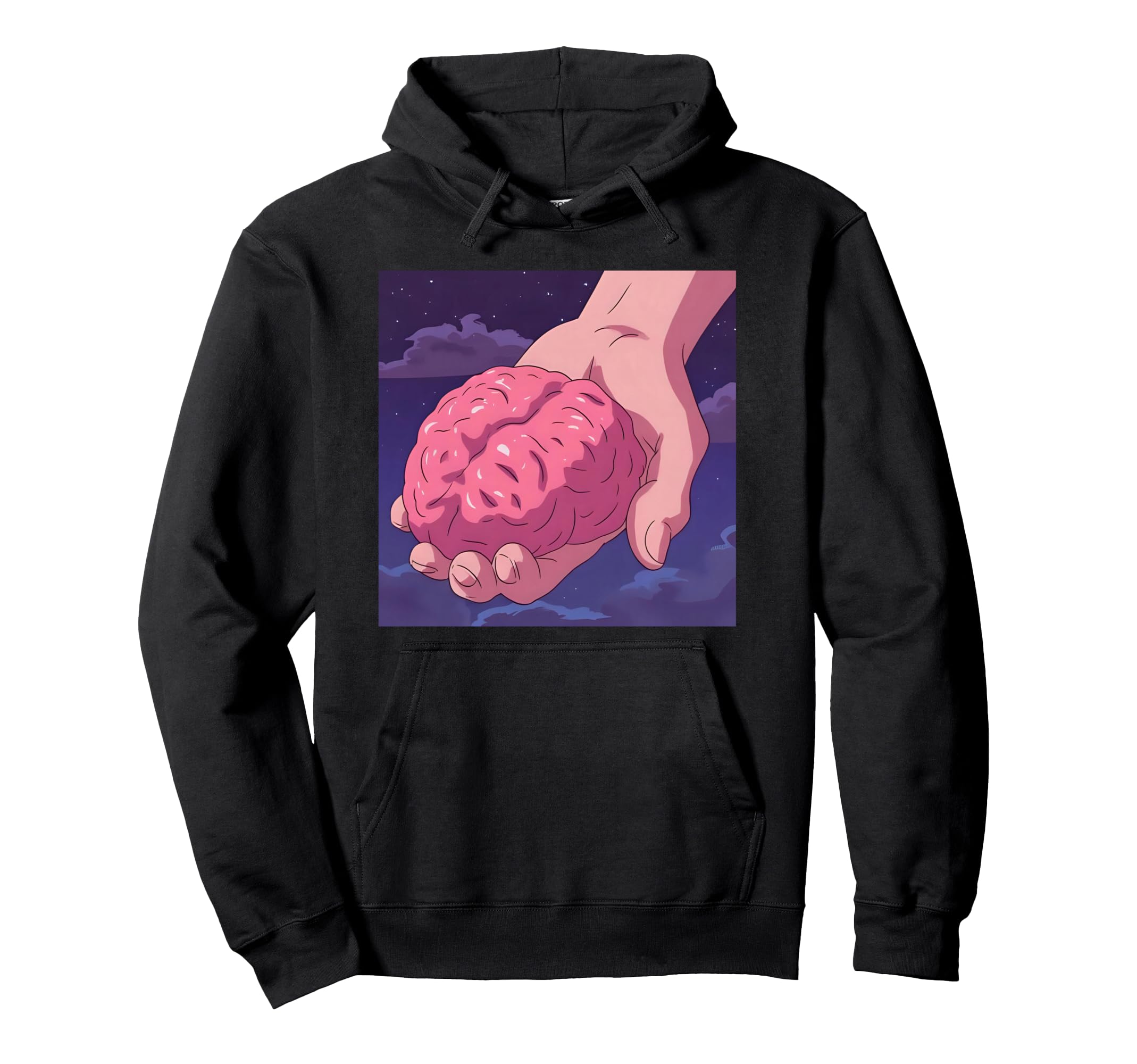Brain Hoodie - Novelty Apparel Men Women - T-Shirt, Sweatshirt, Hoodie