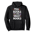 Tea And Literature Cozy Reading Nook Hoodie - Minimalist Print Unisex - T-Shirt, Sweatshirt, Hoodie