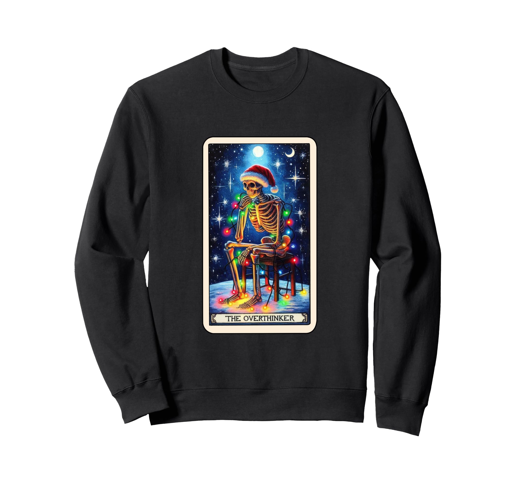 Overthinker Tarot Card Sweatshirt - Casual Everyday Wear Men Women - T-Shirt, Sweatshirt, Hoodie