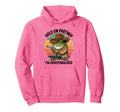 Hold Partner Im Overstimulated Cowboy Frog Hoodie - Streetwear Style Unisex - T-Shirt, Sweatshirt, Hoodie