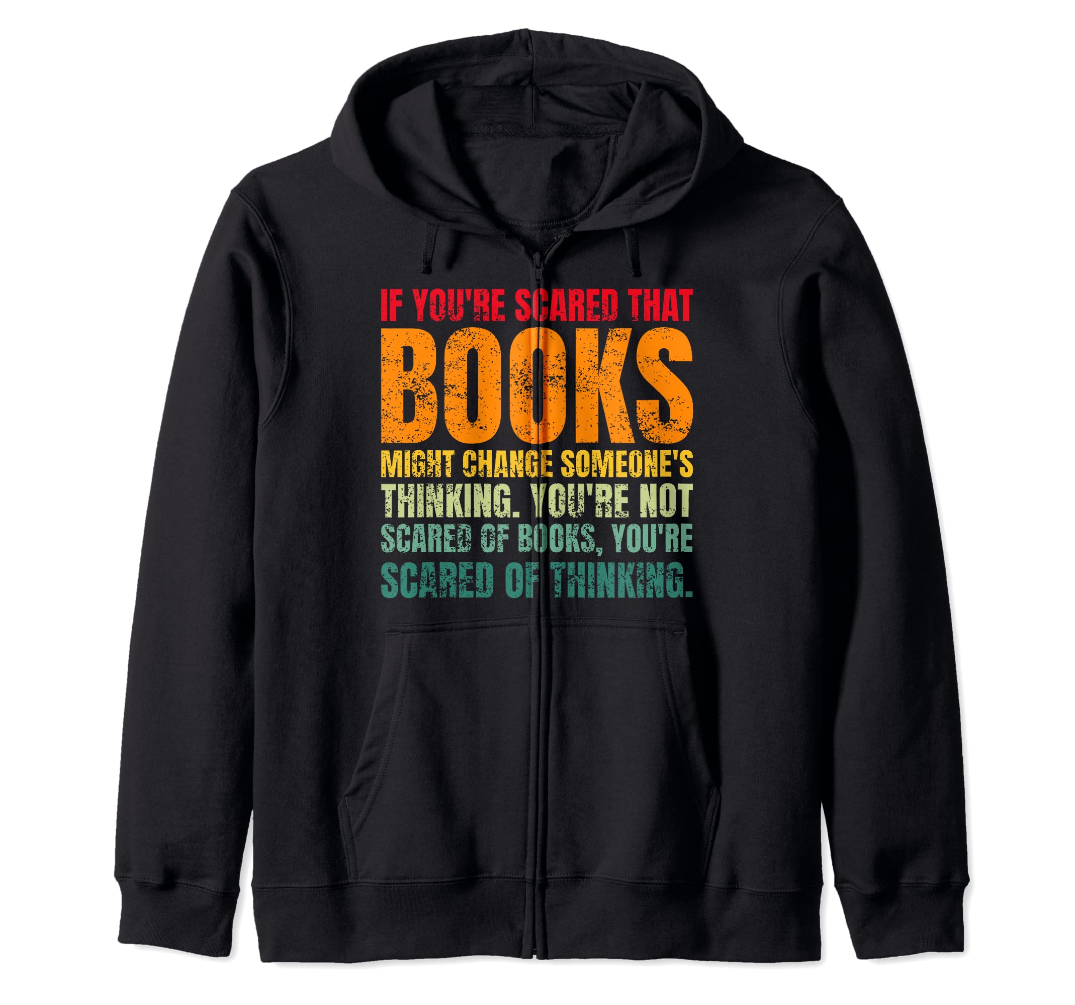 Read Banned Books Readers Nerd Sweatshirt - Minimalist Print Unisex - T-Shirt, Sweatshirt, Hoodie