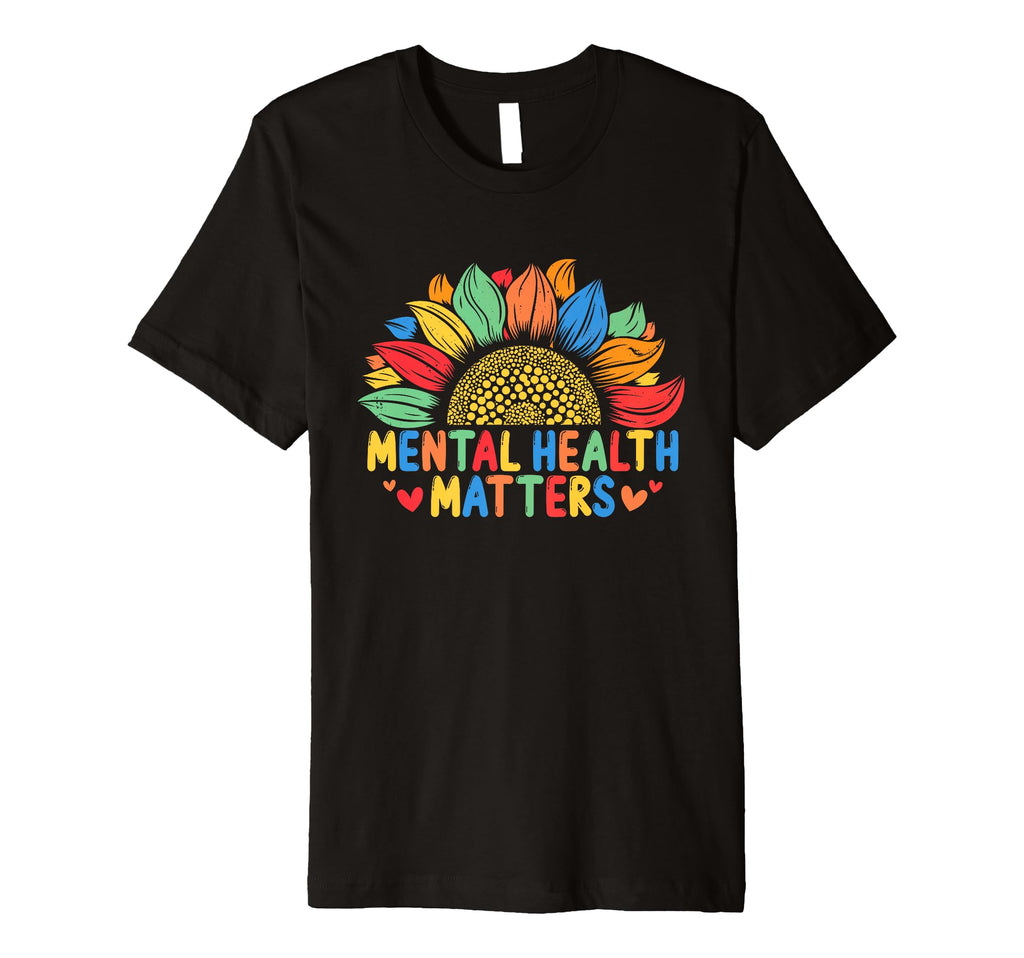 Mental Health Matters Brain Illness T-Shirt - Trendy Graphic for Adults - T-Shirt, Sweatshirt, Hoodie