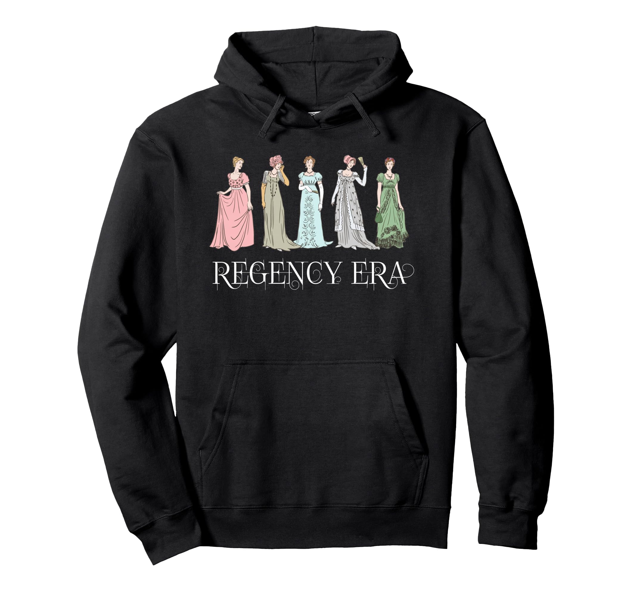 Jane Austen Book Club Regency Era Hoodie - Streetwear Style Men Women - T-Shirt, Sweatshirt, Hoodie