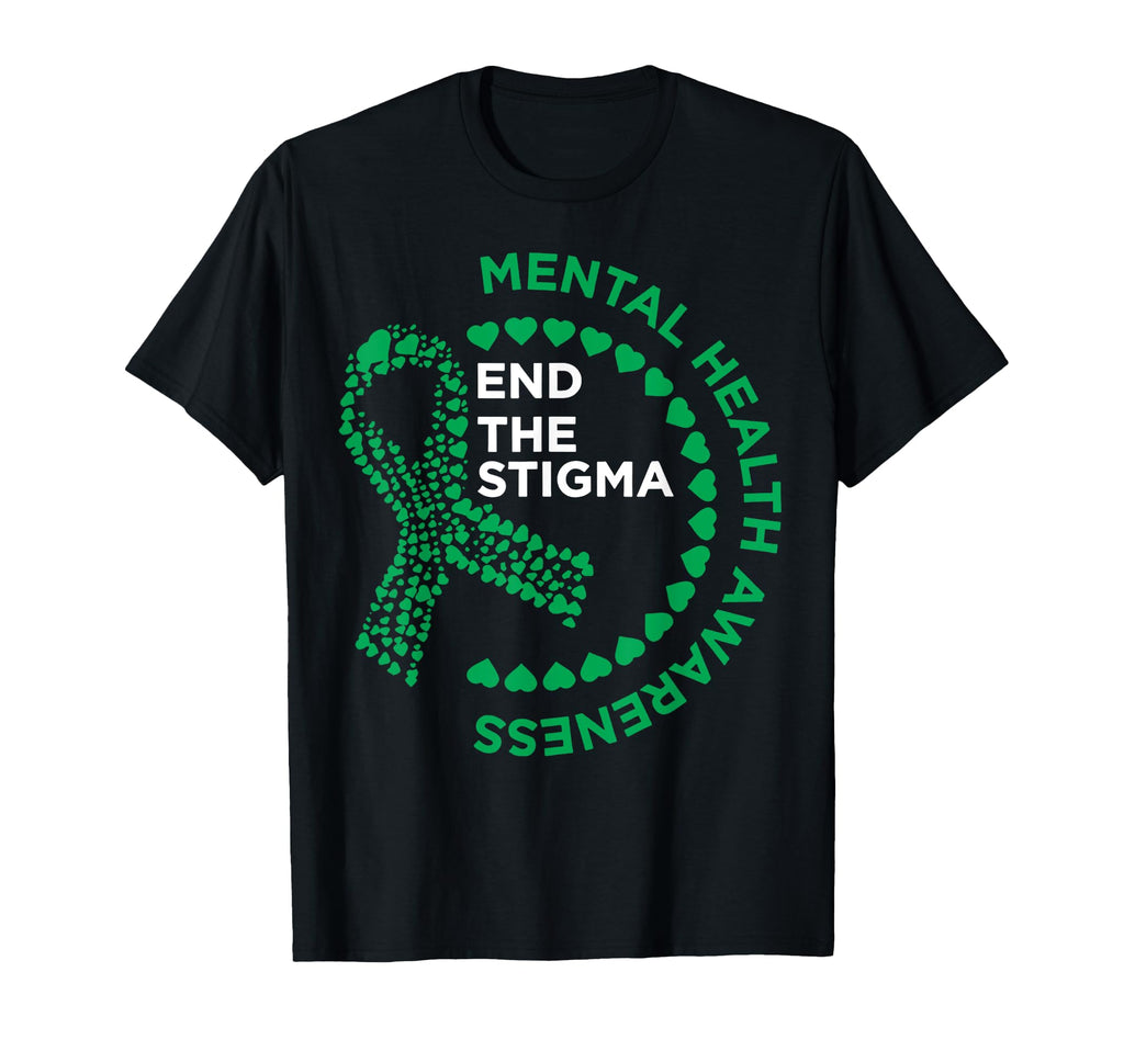 Mental Health Awareness End Stigma Mental T-Shirt - Trendy Graphic Unisex - T-Shirt, Sweatshirt, Hoodie