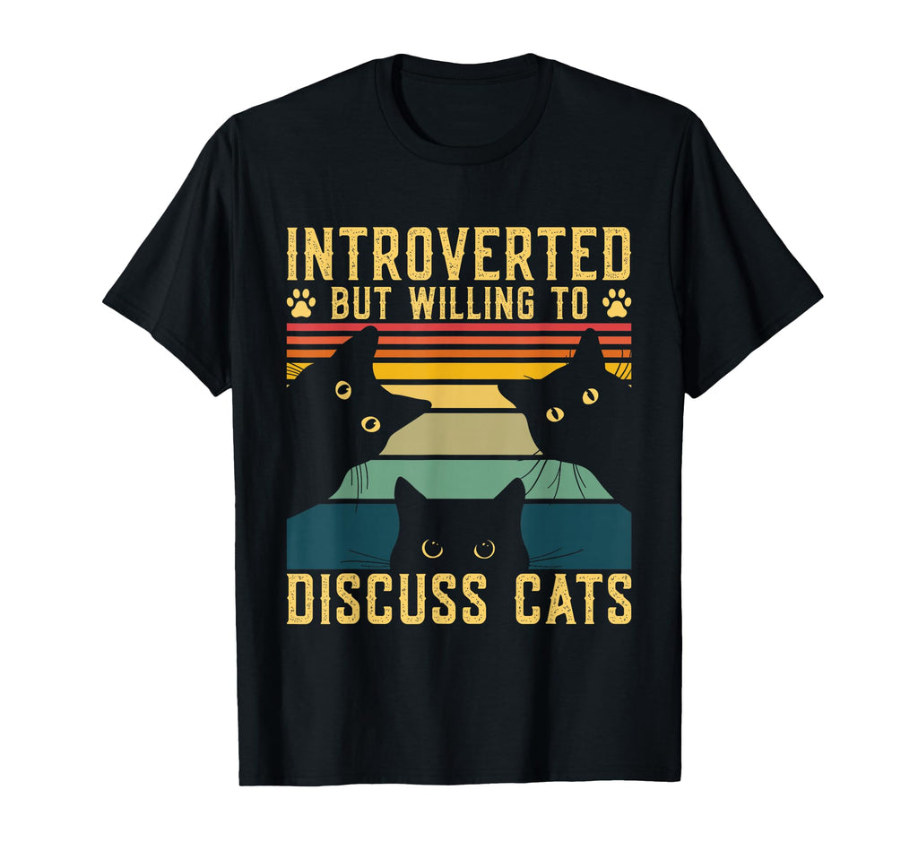 Funny Introverted But Willing To Discuss T-Shirt - Custom Art Print Unisex - T-Shirt, Sweatshirt, Hoodie