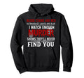 Blood Stains Are Red Ultraviolet Hoodie - Fun Novelty Design for Adults - T-Shirt, Sweatshirt, Hoodie