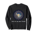 Cats Are My Best Friends Sacred Sweatshirt - Custom Art Print for Adults - T-Shirt, Sweatshirt, Hoodie