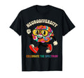 Neurodiversity Celebrate Spectrum Brain T-Shirt - Custom Art Print Unisex - T-Shirt, Sweatshirt, Hoodie