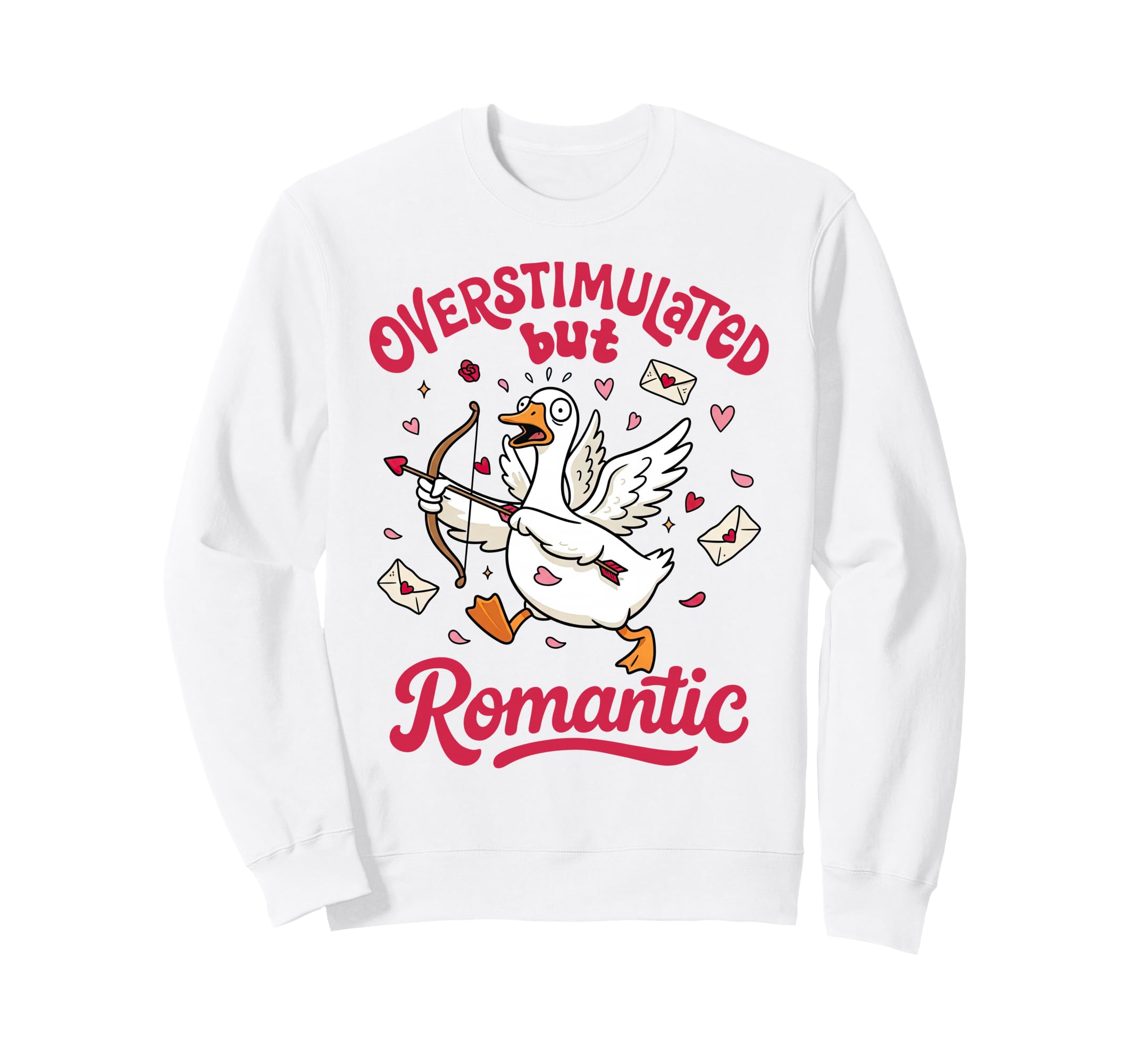 Valentines Silly Goose Xoxo Sweatshirt - Novelty Apparel Unisex - T-Shirt, Sweatshirt, Hoodie