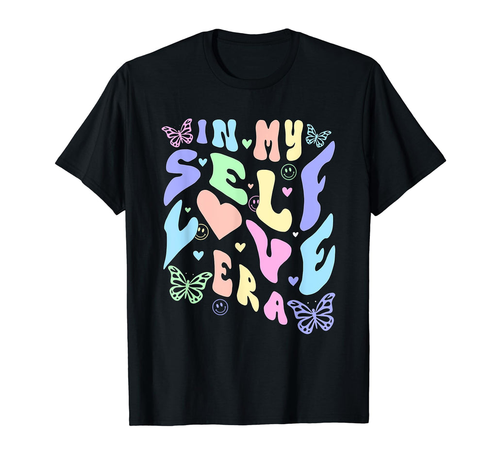 Groovy My Self Love Era Butterflies T-Shirt - Aesthetic Graphic Men Women - T-Shirt, Sweatshirt, Hoodie