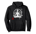 Yoga Zen Japan Kanji Art Meditation Hoodie - Fun Novelty Design for Adults - T-Shirt, Sweatshirt, Hoodie