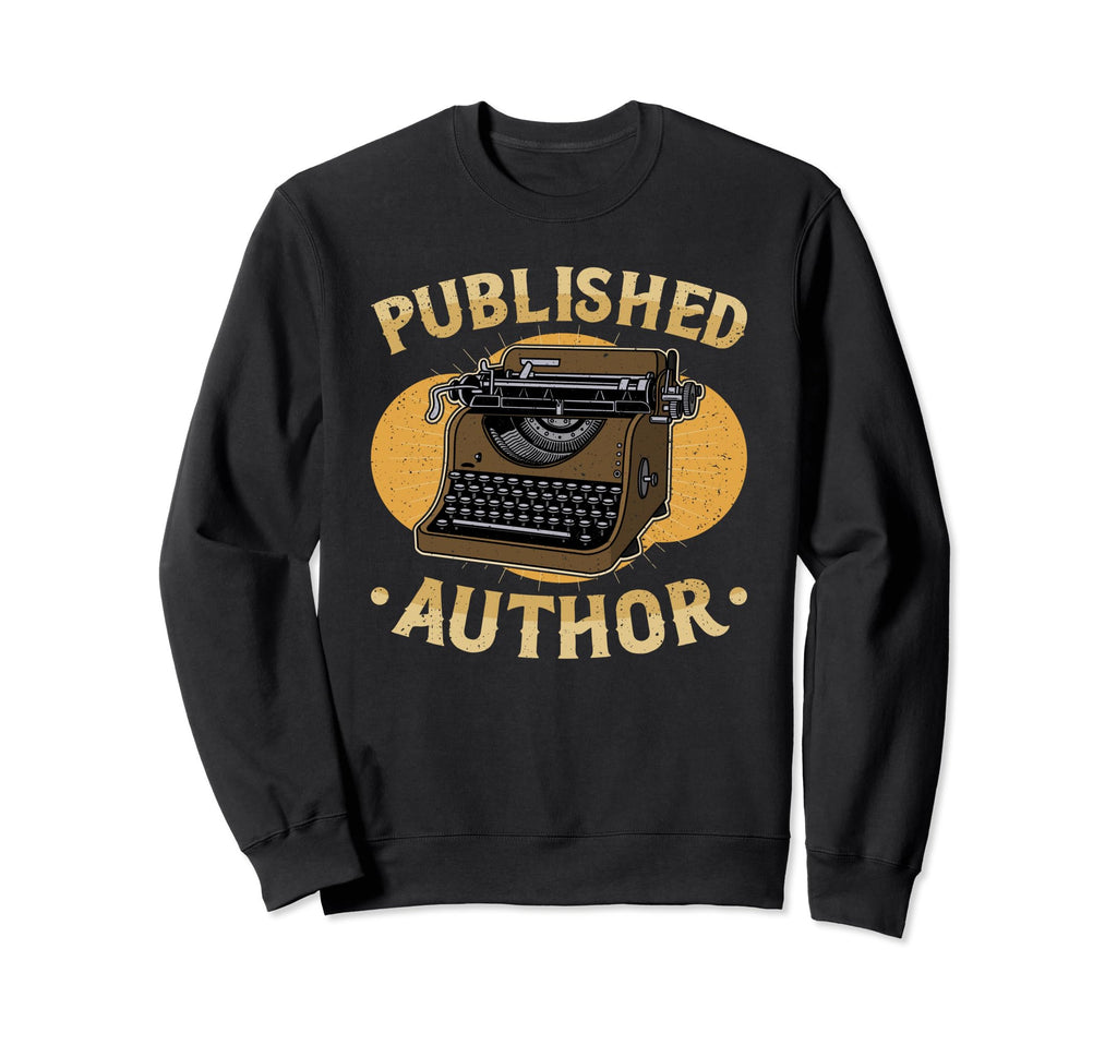 Typewriter Book Writing Sweatshirt - Casual Everyday Wear Unisex - T-Shirt, Sweatshirt, Hoodie