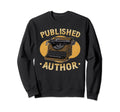 Typewriter Book Writing Sweatshirt - Casual Everyday Wear Unisex - T-Shirt, Sweatshirt, Hoodie