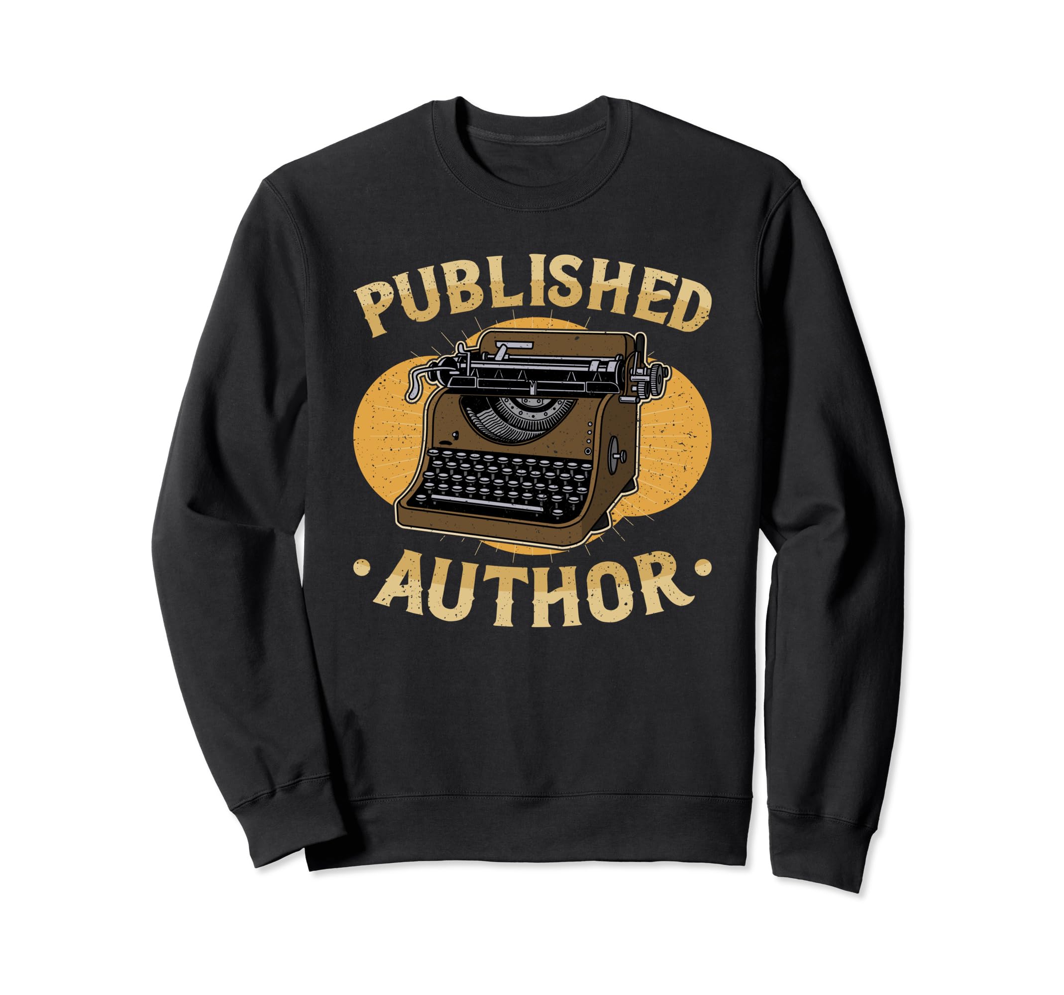 Typewriter Book Writing Sweatshirt - Casual Everyday Wear Unisex - T-Shirt, Sweatshirt, Hoodie