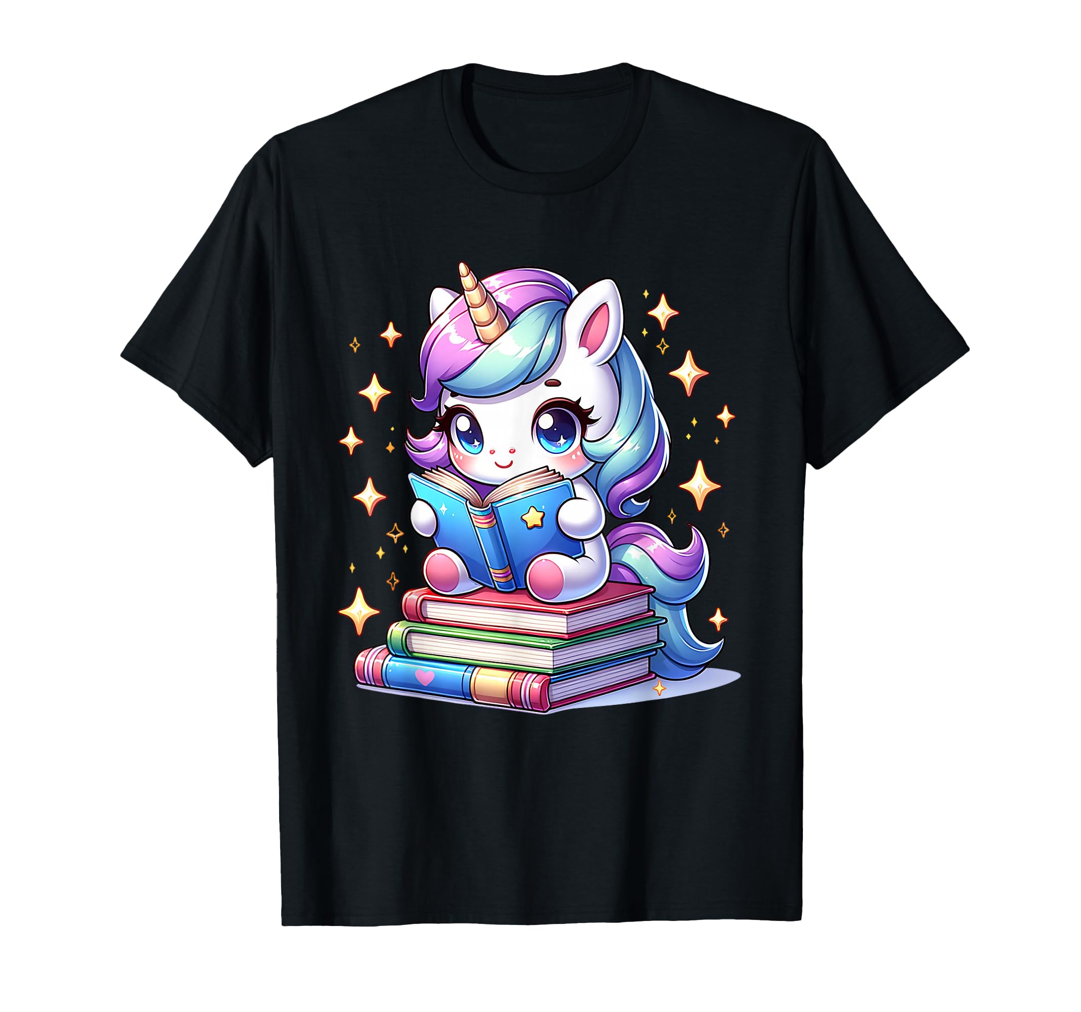 Unicorn World Book Day Reading Book T-Shirt - Custom Art Print for Adults - T-Shirt, Sweatshirt, Hoodie